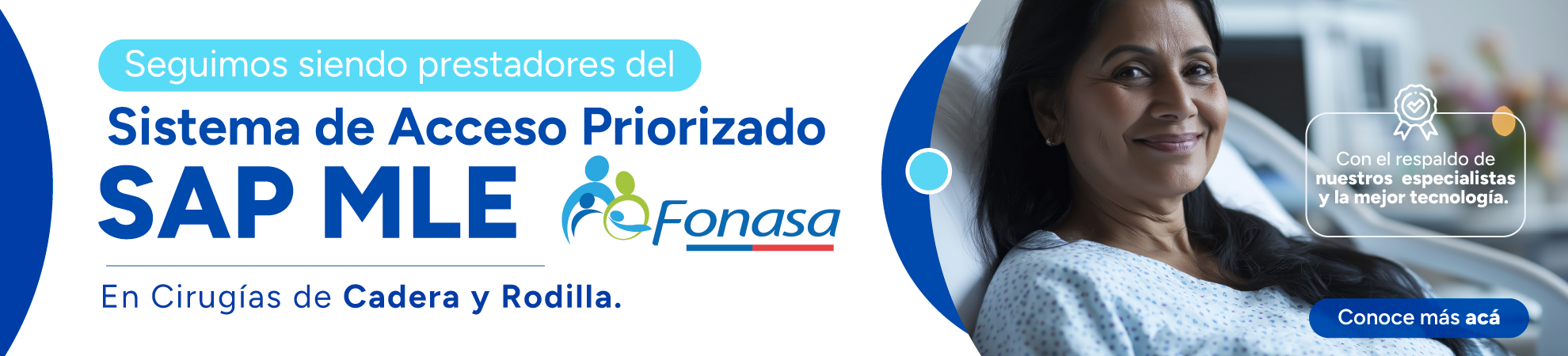 Fonasa SAP MLE Rodilla y Caderas